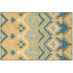 Indoor/Outdoor Sedona SN2 Marigold Washable 1'8" x 2'6" Rug