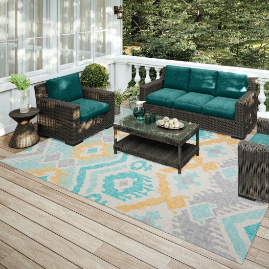 Indoor/Outdoor Sedona SN2 Spa Washable 10' x 14' Rug