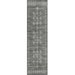 Indoor/Outdoor Sedona SN3 Charcoal Washable 2'3" x 7'6" Runner Rug