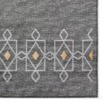 Indoor/Outdoor Sedona SN3 Charcoal Washable 2'3" x 7'6" Runner Rug