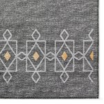 Indoor/Outdoor Sedona SN3 Charcoal Washable 2'3" x 10' Runner Rug