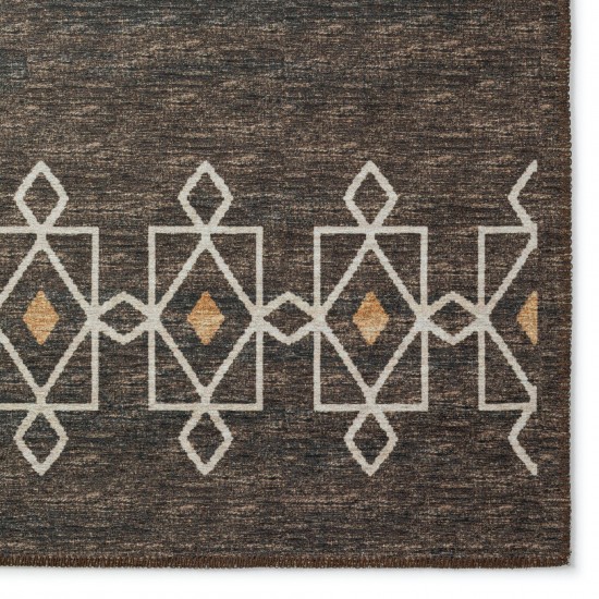 Indoor/Outdoor Sedona SN3 Fudge Washable 2'3" x 7'6" Runner Rug