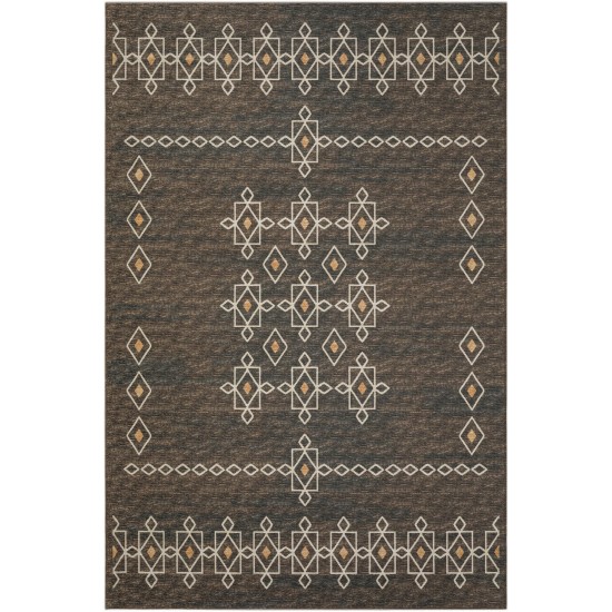 Indoor/Outdoor Sedona SN3 Fudge Washable 3' x 5' Rug