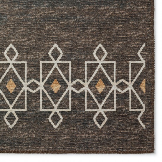 Indoor/Outdoor Sedona SN3 Fudge Washable 4' x 4' Round Rug