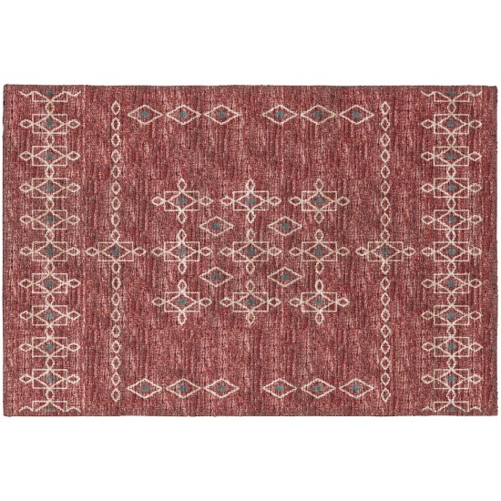 Indoor/Outdoor Sedona SN3 Paprika Washable 1'8" x 2'6" Rug