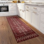 Indoor/Outdoor Sedona SN3 Paprika Washable 2'3" x 7'6" Runner Rug