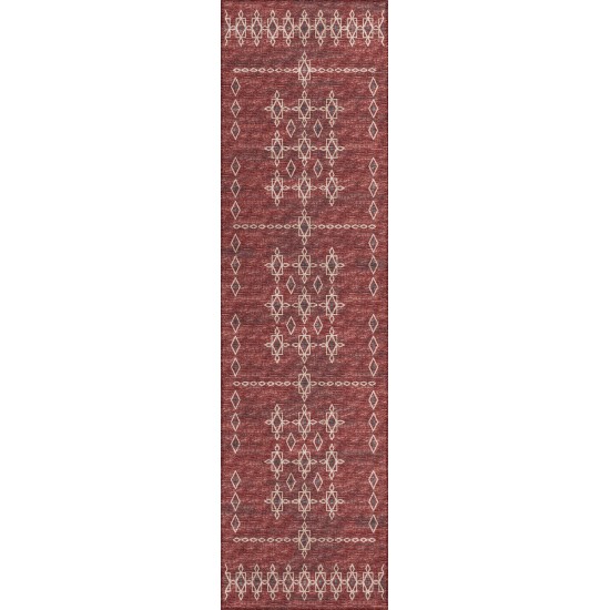 Indoor/Outdoor Sedona SN3 Paprika Washable 2'3" x 10' Runner Rug