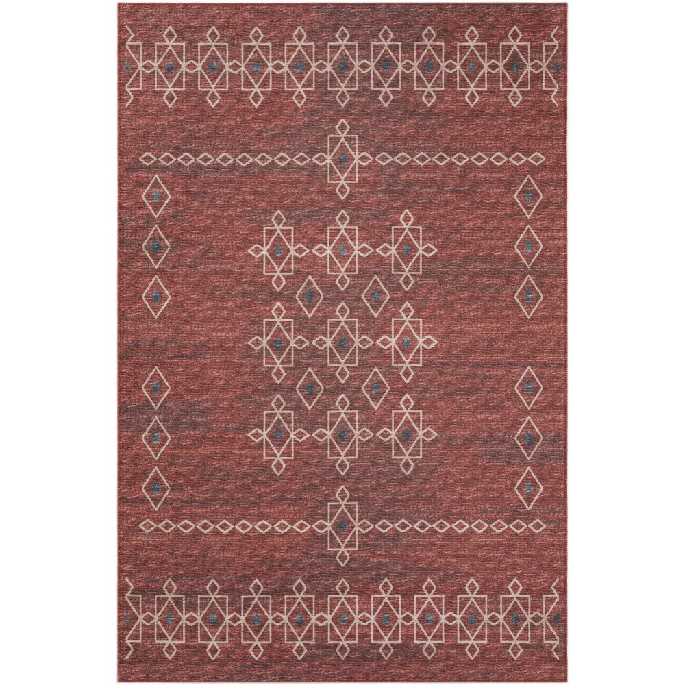 Indoor/Outdoor Sedona SN3 Paprika Washable 3' x 5' Rug