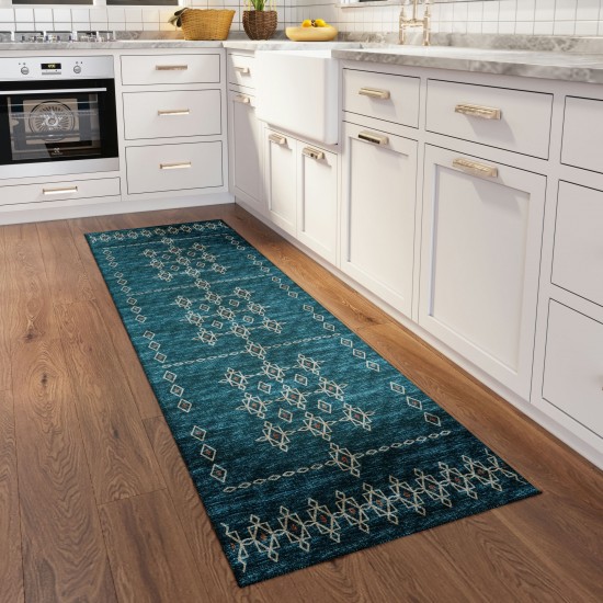 Indoor/Outdoor Sedona SN3 Riverview Washable 2'3" x 7'6" Runner Rug