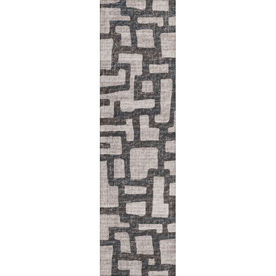 Indoor/Outdoor Sedona SN4 Pebble Washable 2'3" x 7'6" Runner Rug