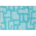 Indoor/Outdoor Sedona SN4 Robins Egg Washable 1'8" x 2'6" Rug