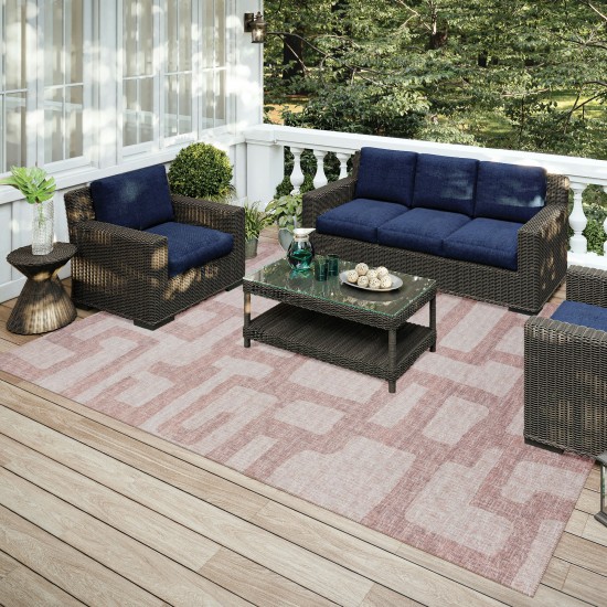 Indoor/Outdoor Sedona SN4 Taupe Washable 10' x 14' Rug