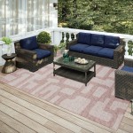 Indoor/Outdoor Sedona SN4 Taupe Washable 5' x 7'6" Rug