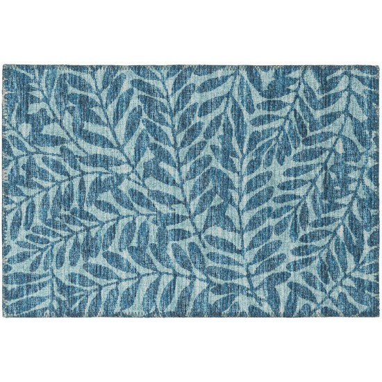 Indoor/Outdoor Sedona SN5 Denim Washable 1'8" x 2'6" Rug