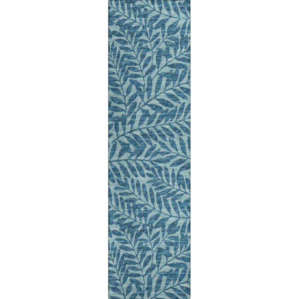 Indoor/Outdoor Sedona SN5 Denim Washable 2'3" x 10' Runner Rug