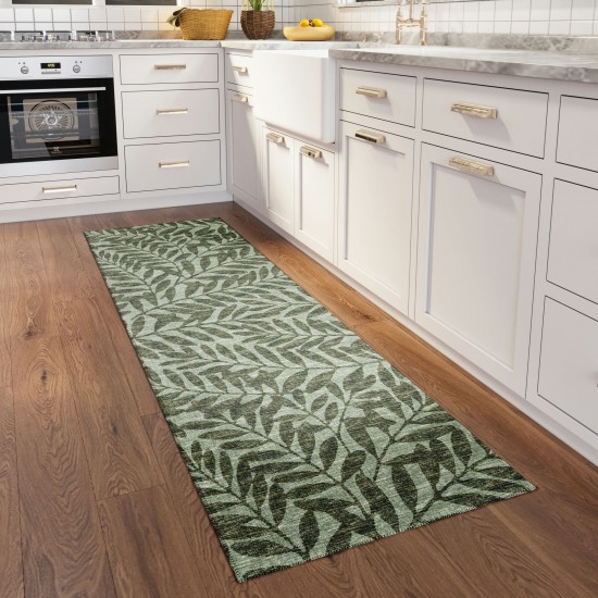 Indoor/Outdoor Sedona SN5 Fernway Washable 2'3" x 7'6" Runner Rug