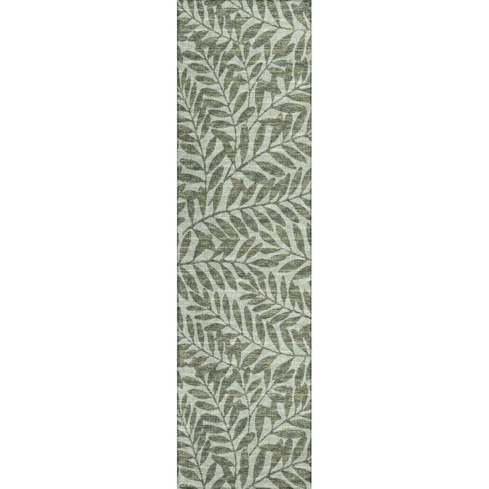 Indoor/Outdoor Sedona SN5 Fernway Washable 2'3" x 12' Runner Rug