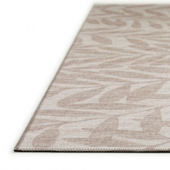 Indoor/Outdoor Sedona SN5 Putty Washable 8' x 8' Round Rug