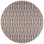 Indoor/Outdoor Sedona SN6 Coffee Washable 10' x 10' Round Rug