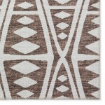 Indoor/Outdoor Sedona SN6 Coffee Washable 2'3" x 7'6" Runner Rug