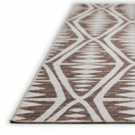 Indoor/Outdoor Sedona SN6 Coffee Washable 2'3" x 7'6" Runner Rug