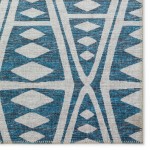 Indoor/Outdoor Sedona SN6 Indigo Washable 2'3" x 7'6" Runner Rug