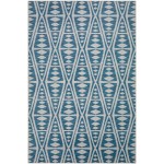 Indoor/Outdoor Sedona SN6 Indigo Washable 3' x 5' Rug