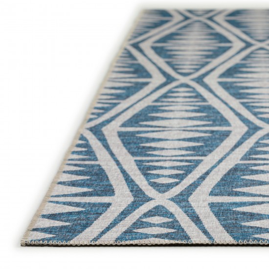 Indoor/Outdoor Sedona SN6 Indigo Washable 3' x 5' Rug