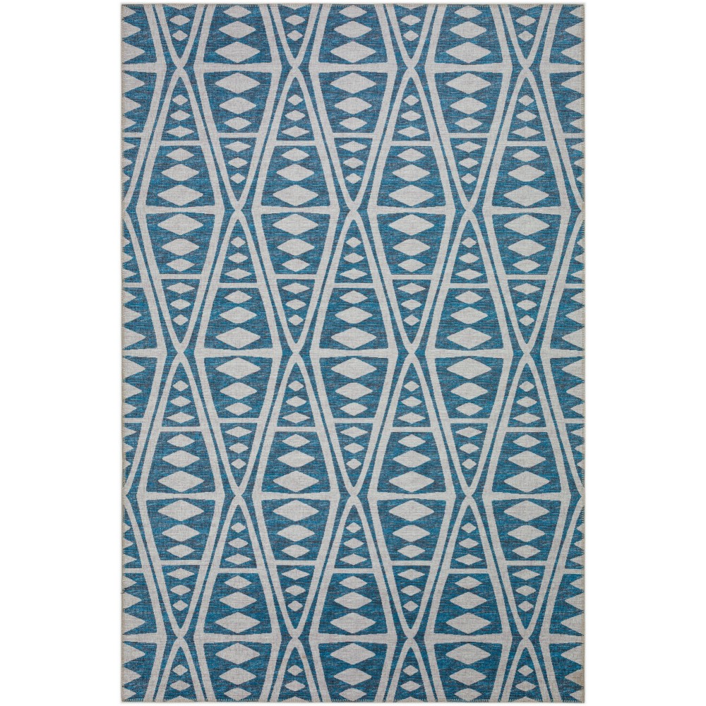 Indoor/Outdoor Sedona SN6 Indigo Washable 8' x 10' Rug