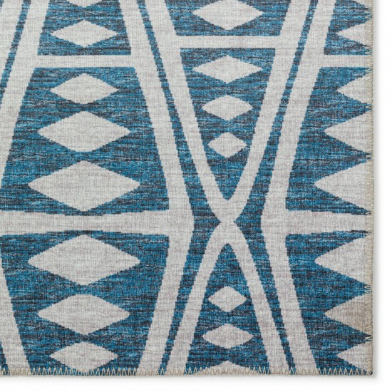 Indoor/Outdoor Sedona SN6 Indigo Washable 8' x 10' Rug