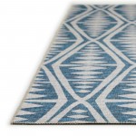 Indoor/Outdoor Sedona SN6 Indigo Washable 8' x 10' Rug