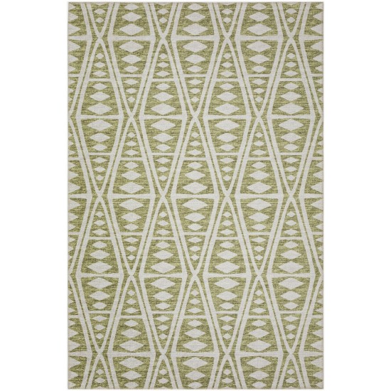 Indoor/Outdoor Sedona SN6 Moss Washable 10' x 14' Rug