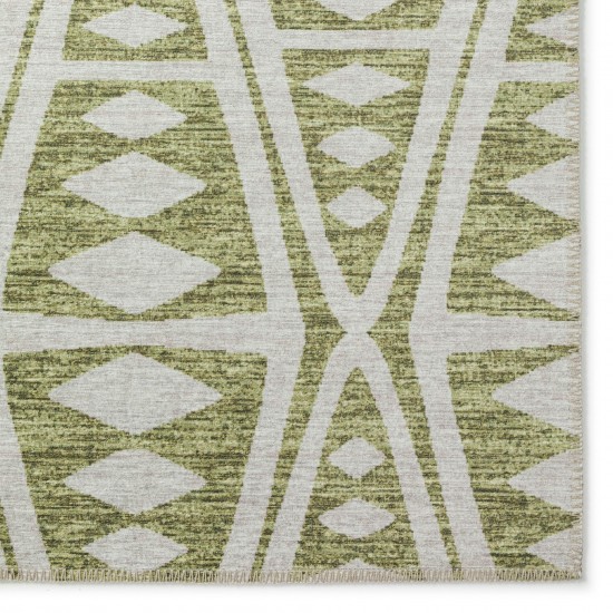 Indoor/Outdoor Sedona SN6 Moss Washable 10' x 10' Round Rug