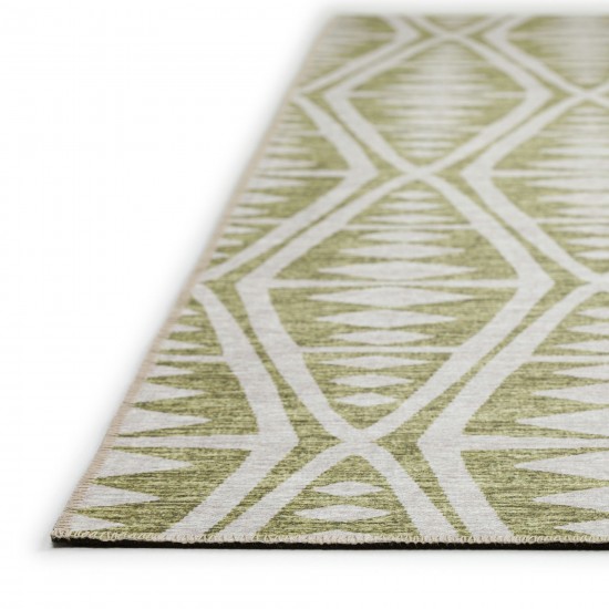 Indoor/Outdoor Sedona SN6 Moss Washable 2'3" x 10' Runner Rug