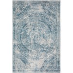 Indoor/Outdoor Sedona SN7 Indigo Washable 10' x 14' Rug