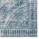 Indoor/Outdoor Sedona SN7 Indigo Washable 10' x 14' Rug