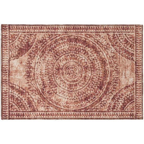 Indoor/Outdoor Sedona SN7 Spice Washable 1'8" x 2'6" Rug