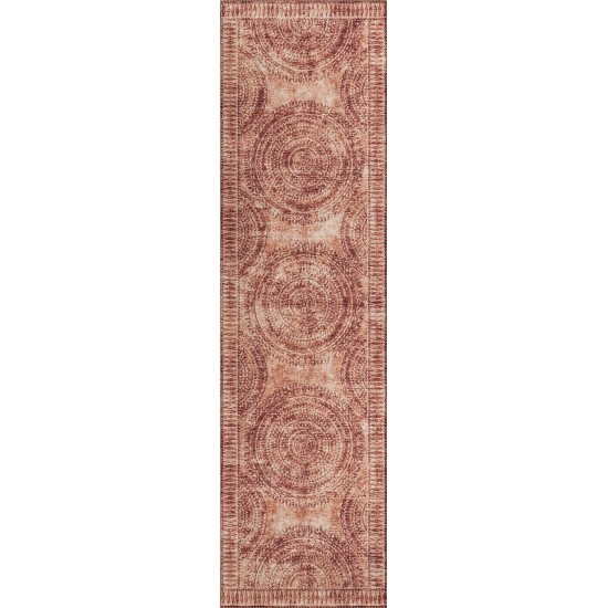 Indoor/Outdoor Sedona SN7 Spice Washable 2'3" x 10' Runner Rug