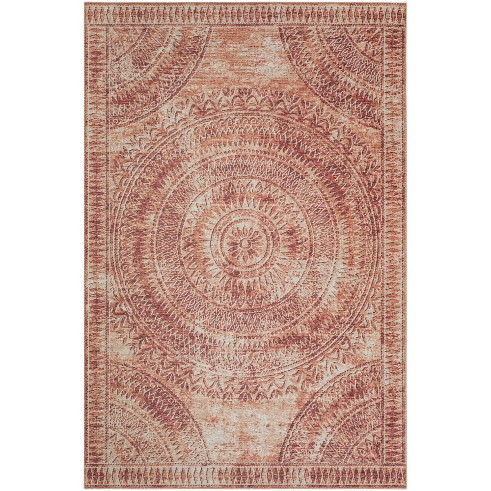 Indoor/Outdoor Sedona SN7 Spice Washable 3' x 5' Rug