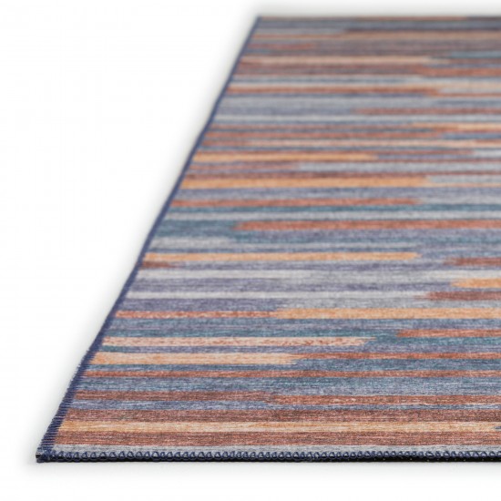 Indoor/Outdoor Sedona SN8 Denim Washable 1'8" x 2'6" Rug