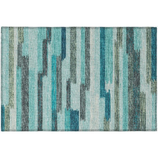 Indoor/Outdoor Sedona SN8 Poolside Washable 1'8" x 2'6" Rug