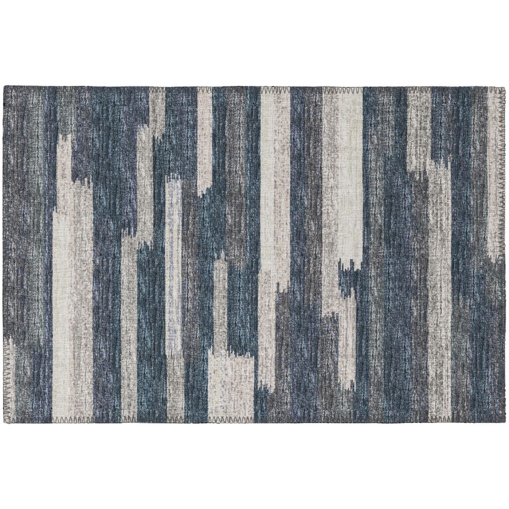 Indoor/Outdoor Sedona SN8 Slate Washable 1'8" x 2'6" Rug