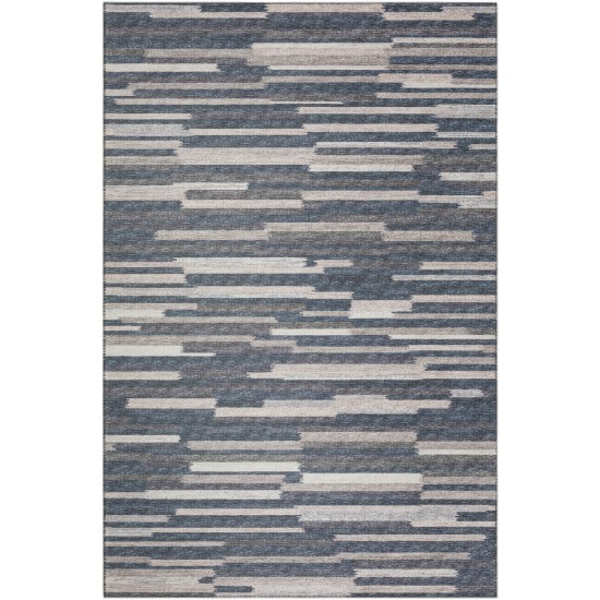 Indoor/Outdoor Sedona SN8 Slate Washable 3' x 5' Rug