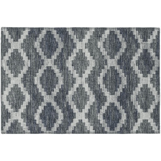 Indoor/Outdoor Sedona SN9 Midnight Washable 1'8" x 2'6" Rug