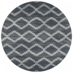 Indoor/Outdoor Sedona SN9 Midnight Washable 10' x 10' Round Rug