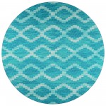 Indoor/Outdoor Sedona SN9 Poolside Washable 8\' x 8\' Round Rug