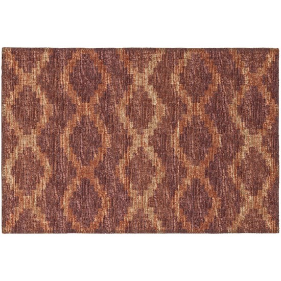 Indoor/Outdoor Sedona SN9 Spice Washable 1'8" x 2'6" Rug
