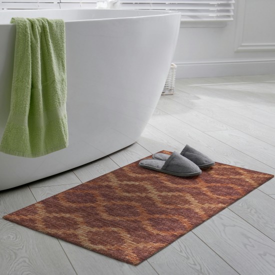 Indoor/Outdoor Sedona SN9 Spice Washable 1'8" x 2'6" Rug