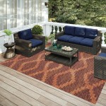 Indoor/Outdoor Sedona SN9 Spice Washable 10' x 14' Rug