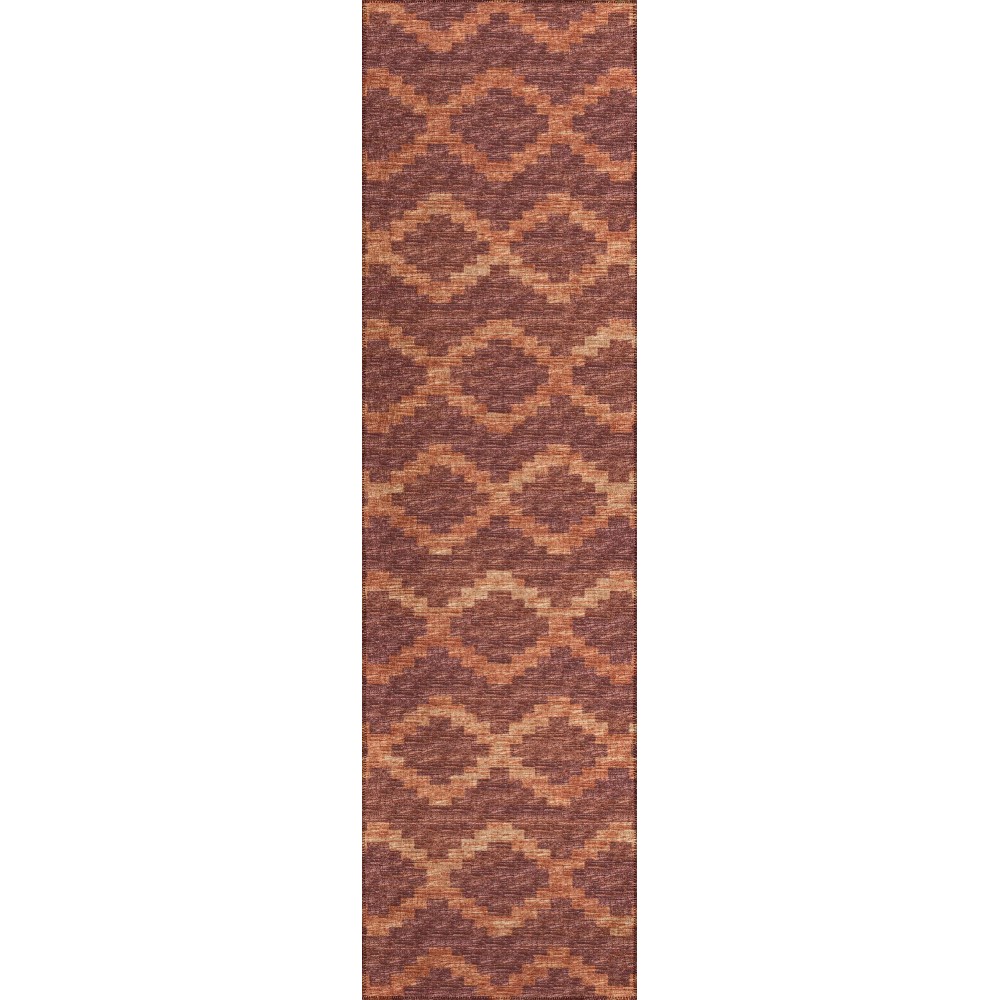Indoor/Outdoor Sedona SN9 Spice Washable 2'3" x 10' Runner Rug